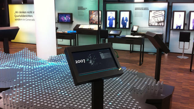 Touch Panel im Museum